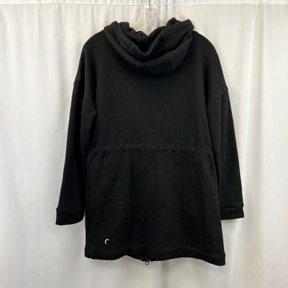 Zyia Active Womens Full Zip Sweatshirt Long Hoodie Jacket Black Size Medium - Picture 7 of 8